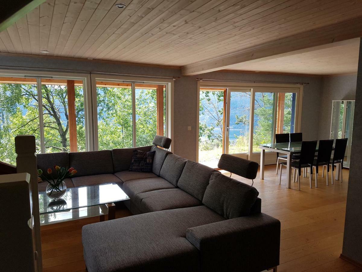 Panorama View Along The Fjord In Stryn Villa Blakset Ngoại thất bức ảnh