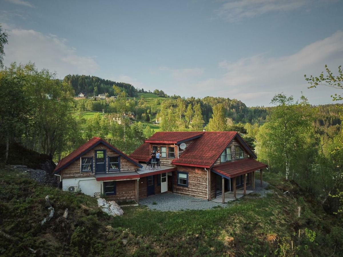 Panorama View Along The Fjord In Stryn Villa Blakset Ngoại thất bức ảnh