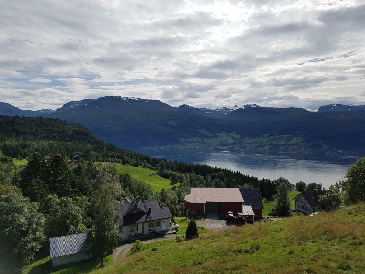 Panorama View Along The Fjord In Stryn Villa Blakset Ngoại thất bức ảnh