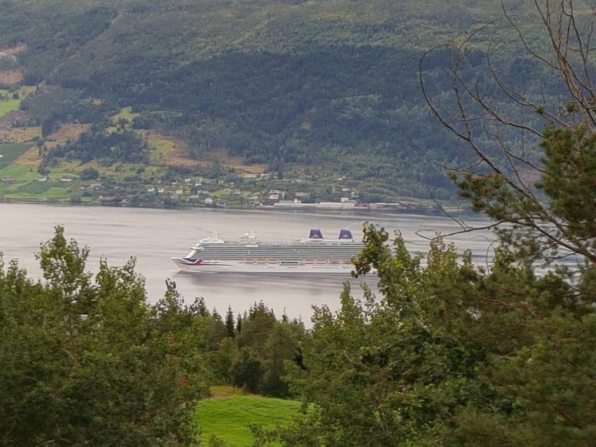 Panorama View Along The Fjord In Stryn Villa Blakset Ngoại thất bức ảnh